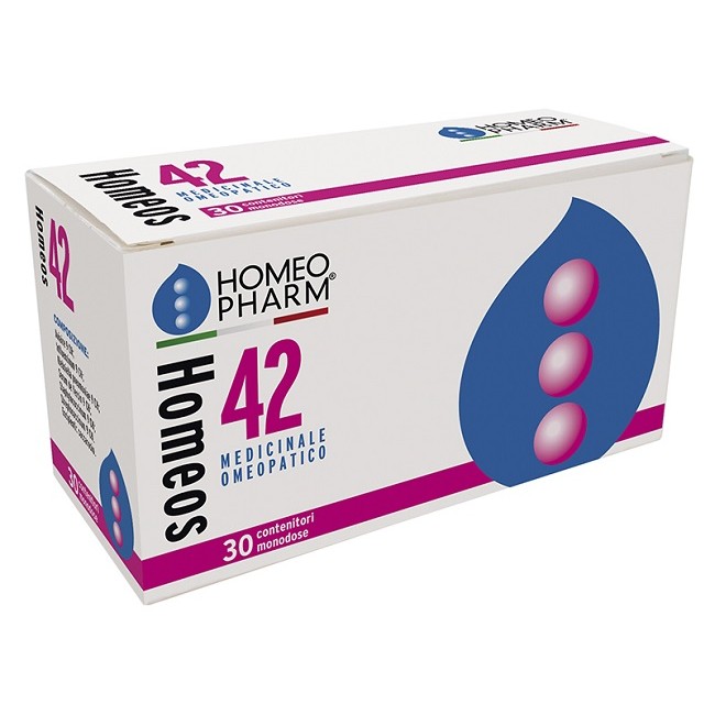 Homeos 42 globuli 30 tubi Homeos 42 globuli 30 tubi