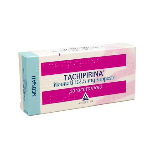 Tachipirina 62,5 mg per neonati e prima infanzia per febbre e dolore