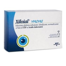 Soluzione oftalmica idratante lubrificante xiloial 20 monodose da 0,5ml