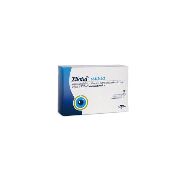 Soluzione oftalmica idratante lubrificante xiloial 20 monodose da 0,5ml
