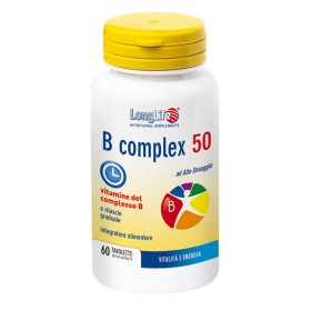 Longlife B complex 50 Integratore con Vitamine Gruppo B