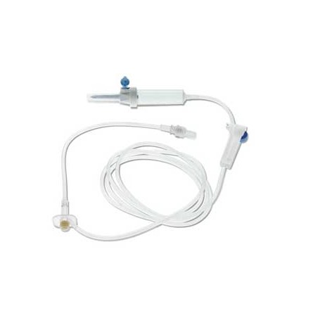 Deflussore euroset 34 con filtro con ago epidermico