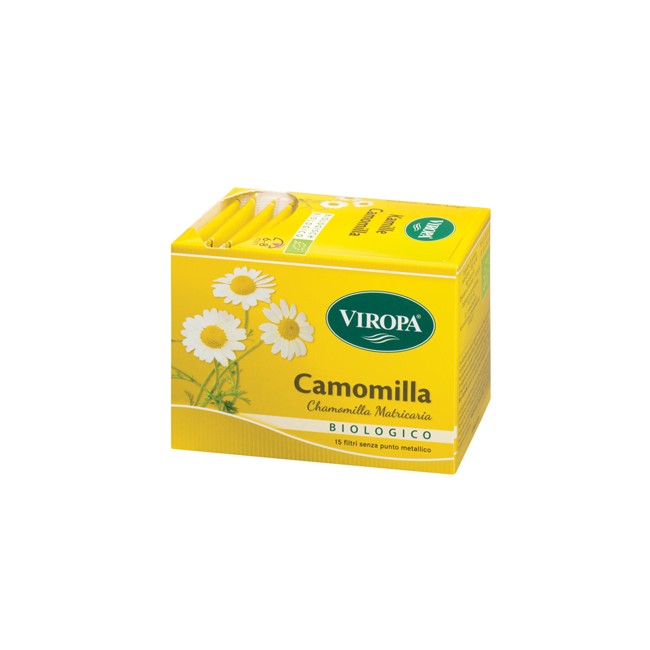 Viropa camomilla bio 15 bustine Viropa camomilla bio 15 bustine