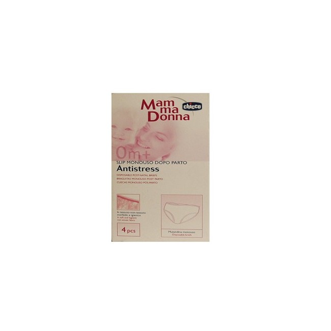 Chicco Slip Monouso Dopo-Parto Tessuto Non Tessuto Taglia 4