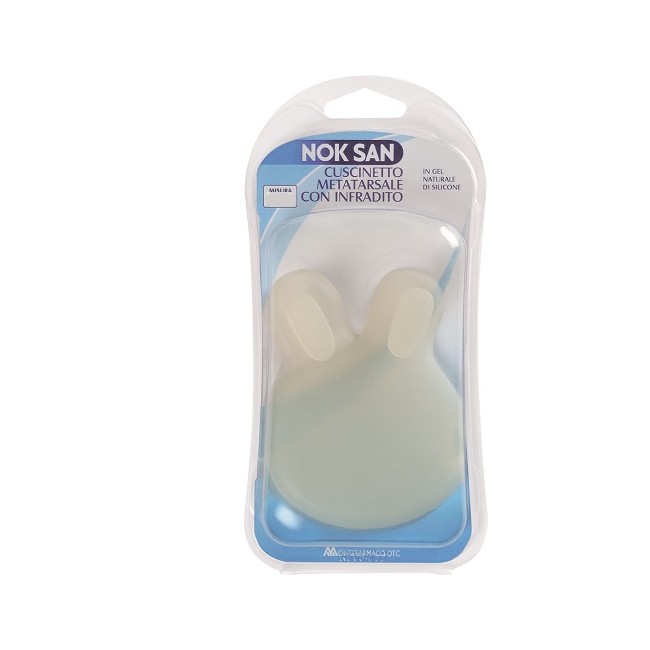 Nok san gel cuscinetto metatarsale con infradito s/m Nok san gel cuscinetto metatarsale con infradito s/m