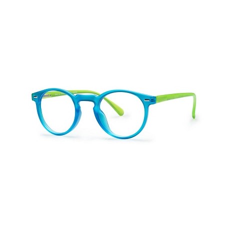 Occhiale da lettura premontato twins platinum smile azzurro/ve +1,50