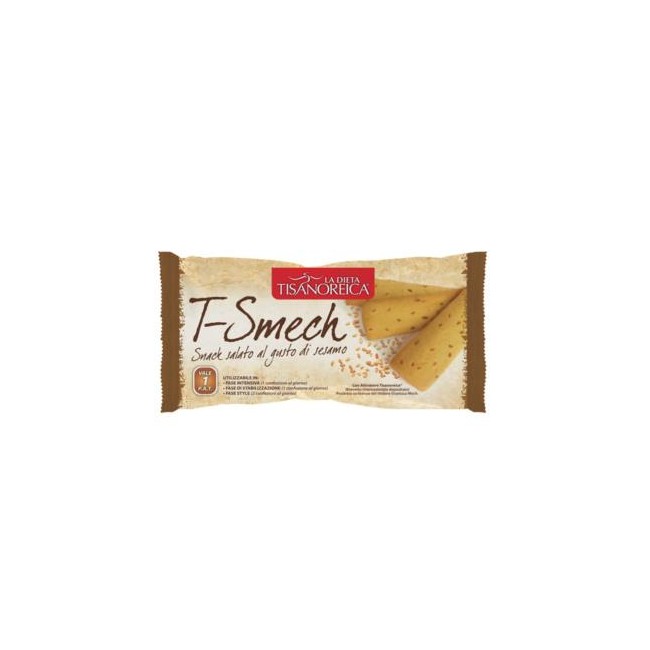 Tisanoreica t-Smech sesamo snack prodotto da forno al gusto di sesamo Tisanoreica t-Smech sesamo snack prodotto da forno al gusto di sesamo