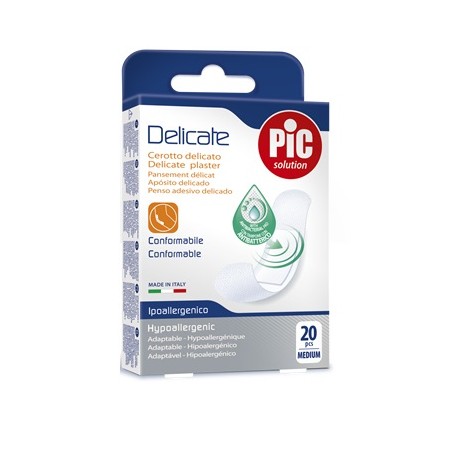 Pic Cerotto Delicate 19x72 mm Antibatterico 20 pezzi