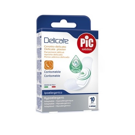 Pic Cerotto Delicate 25x72 mm Antibatterico 10 pezzi