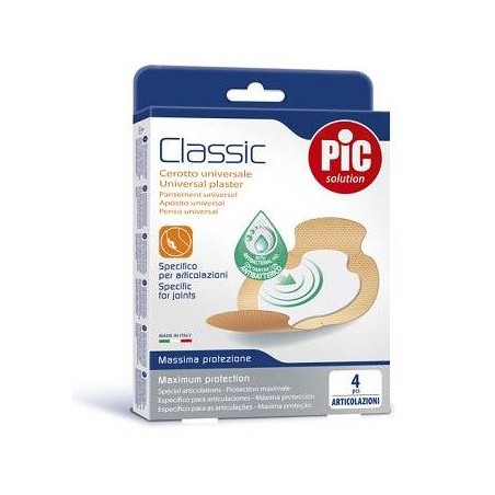 Pic Cerotto Classic Articolazioni Antibatterico 4 Pezzi