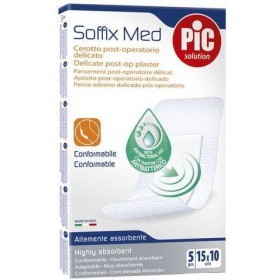Pic Soffix Med Cerotto antibatterico 10x15cm 5 pezzi