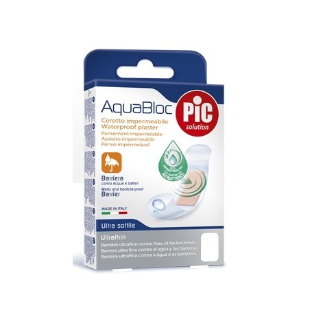 Pic Cerotto Aquabloc cm10x8 Antibatterico 5 pezzi