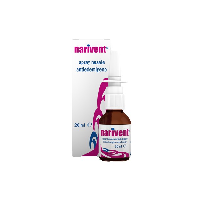Spray Nasale Antiedemigeno Narivent Flacone 20 Ml Spray Nasale Antiedemigeno Narivent Flacone 20 Ml