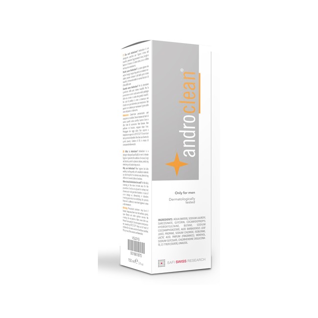 Androclean detergente intimo maschile 150ml