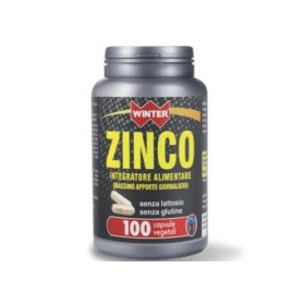 Winter Zinco Integratore Alimentare Senza Lattosio e Glutine 100 Capsule Vegetali