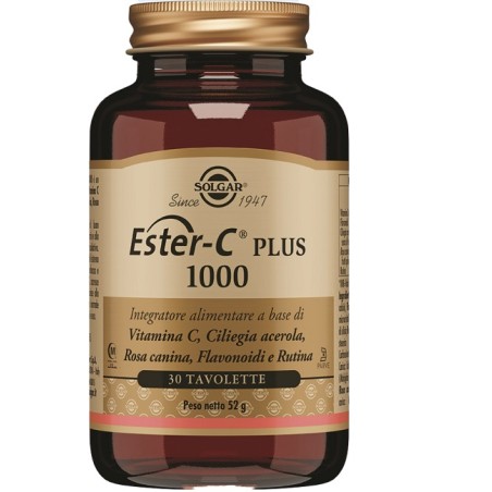 Solgar Ester C Plus 1000 Integratore per il sistema immunitario contro la stanchezza Solgar Ester C Plus 1000 Integratore per il sistema immunitario contro la stanchezza
