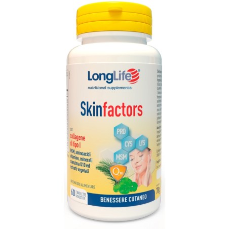 Longlife Skin Factors Integratore per pelle capelli e unghie Longlife Skin Factors Integratore per pelle capelli e unghie