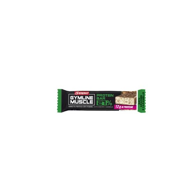 Enervit Gymline Muscle Protein Bar 27 Arachidi E Caramello 45G 1Pz Enervit Gymline Muscle Protein Bar 27 Arachidi E Caramello 45G 1Pz