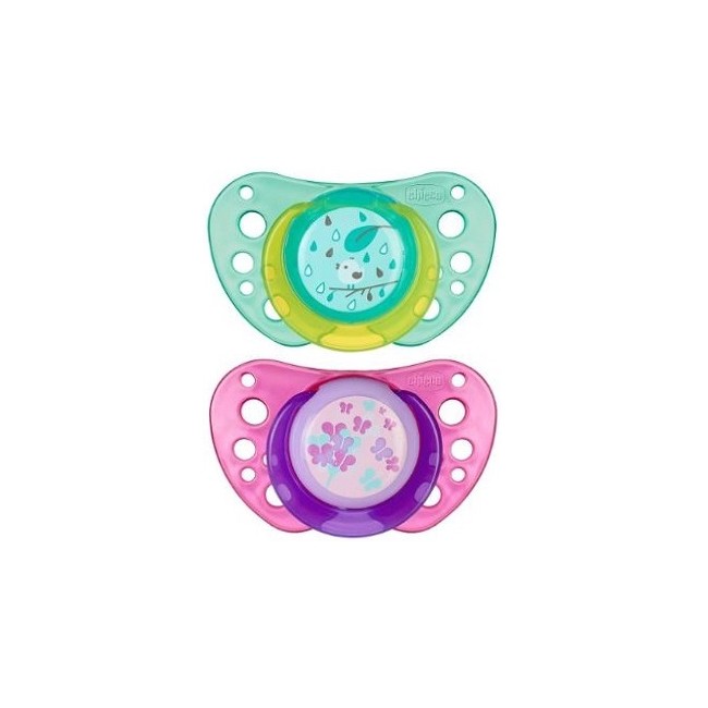 Chicco succhietto air girl in caucciu' 16-36 mesi 2 pezzi Chicco succhietto air girl in caucciu' 16-36 mesi 2 pezzi