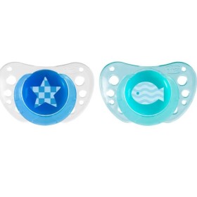 Chicco Succhietto PhysioForma Air in Silicone 6-16 Mesi - Confezione da 2 Pezzi