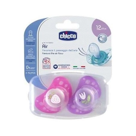 Chicco Succhietto Air Boy in Silicone 16-36 Mesi 2 Pezzi
