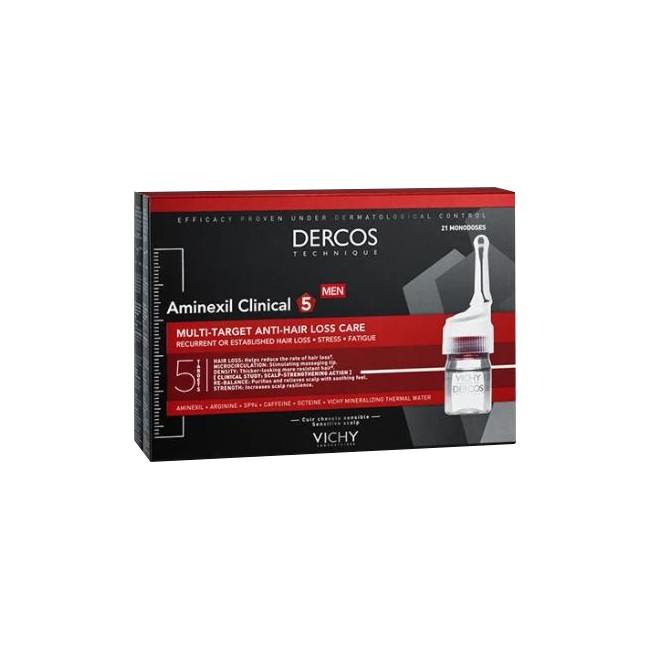 Dercos aminexil fiale 42 uomo 6 ml