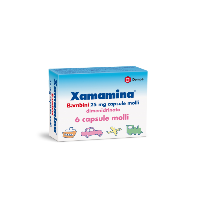 Xamamina Mal di Viaggio capsule molli Xamamina Mal di Viaggio capsule molli