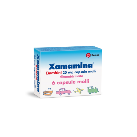 Xamamina Mal di Viaggio capsule molli Xamamina Mal di Viaggio capsule molli