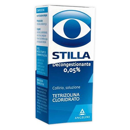 Stilla Decongestionante per sollievo rapido per occhi irritati, arrossati e affaticati Stilla Decongestionante per sollievo rapido per occhi irritati, arrossati e affaticati