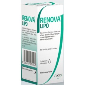 Renova Collirio Sostituto Lacrimale A Base Di Acido Ialuronico 0,4% E Lipidi Flacone Da 10 Ml Senza Conservanti