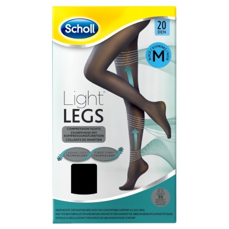 Scholl lightlegs 20 denari taglia m colore nero 1 paio