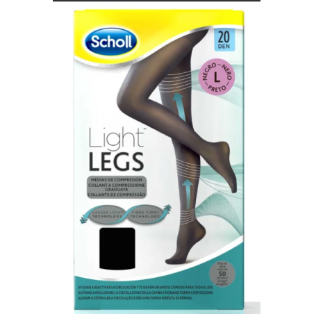 Scholl Lightlegs 20 Denari Taglia l Colore Nero 1 Paio