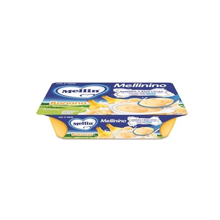 Mellinino merenda banana 6 x 55 g
