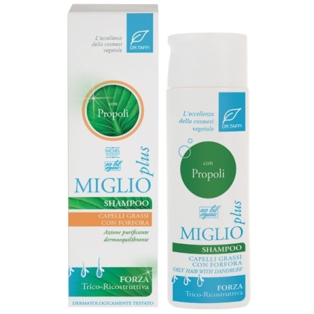 Dr. Taffi Shampoo Propoli Bio 200 ml Miglio Plus Dr. Taffi Shampoo Propoli Bio 200 ml Miglio Plus