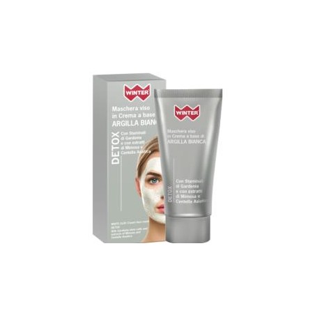 Winter Argilla Bianca Detox maschera viso in crema a base di argilla bianca 50ml Winter Argilla Bianca Detox maschera viso in crema a base di argilla bianca 50ml