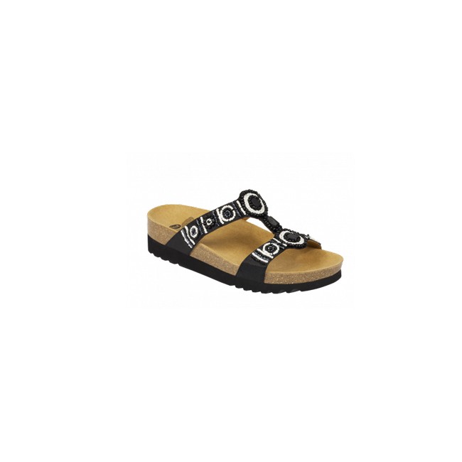 Calzatura new bogota' wedge satin+beads womens black/white 39 tomaia satin+perline fodera tomaia microfibra sottopiede microfibr Calzatura new bogota' wedge satin+beads womens black/white 39 tomaia satin+perline fodera tomaia microfibra sottopiede microfibr