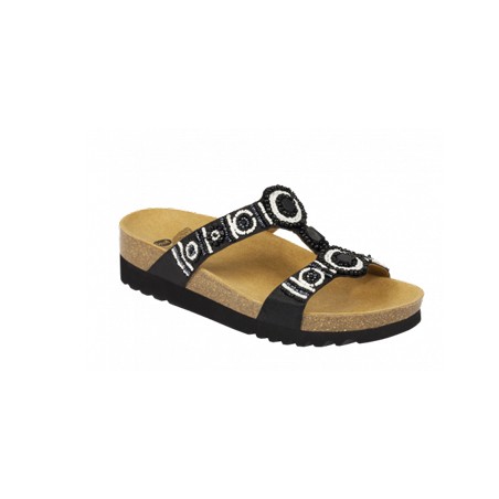 Calzatura new bogota' wedge satin+beads womens black/white 39 tomaia satin+perline fodera tomaia microfibra sottopiede microfibr Calzatura new bogota' wedge satin+beads womens black/white 39 tomaia satin+perline fodera tomaia microfibra sottopiede microfibr