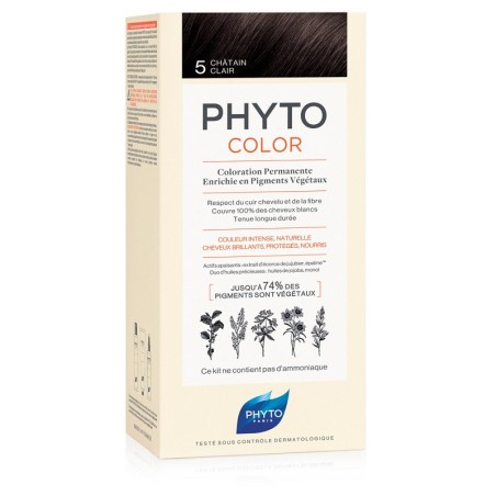 Phytocolor 5 castano chiaro 1 latte + 1 crema + 1 maschera + 1 paio di guanti Phytocolor 5 castano chiaro 1 latte + 1 crema + 1 maschera + 1 paio di guanti