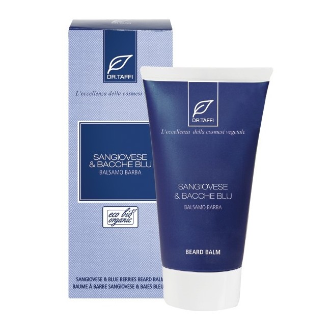 Dr. Taffi Profumati balsamo barba bio sangiovese e bacche blu 50 ml Dr. Taffi Profumati balsamo barba bio sangiovese e bacche blu 50 ml