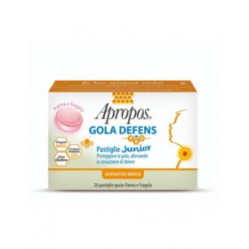 Apropos Gola Defens Pro 20 Pastiglie Junior Panna Fragola