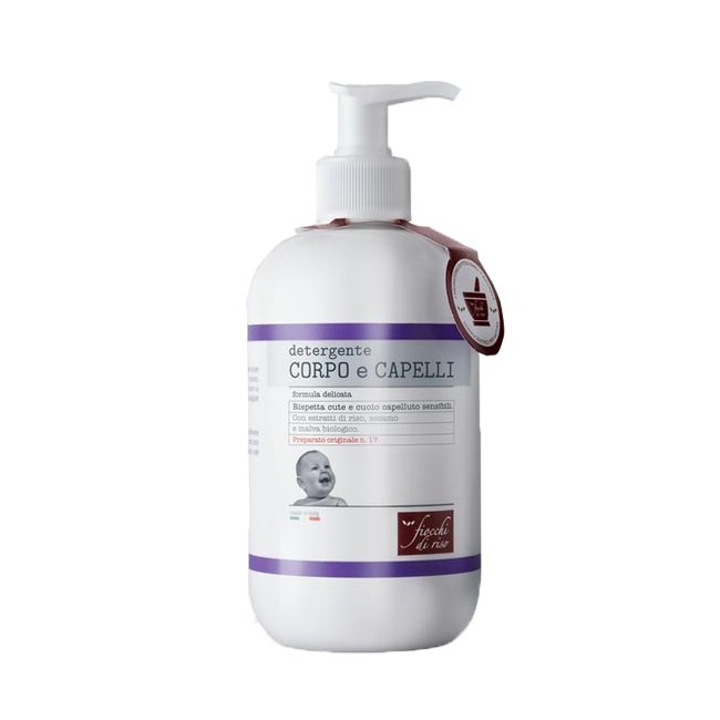 Chicco Fiocchi di Riso Detergente Capelli e Corpo 400 ml
