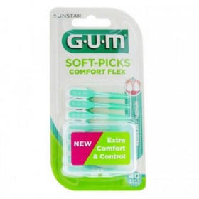 Gum Soft Pick Comfort Flex Scovolino Interdentale 40 Pezzi