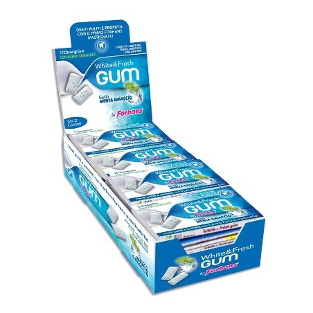 Forhans Gomma da masticare White&Fresh Gum 12 confetti