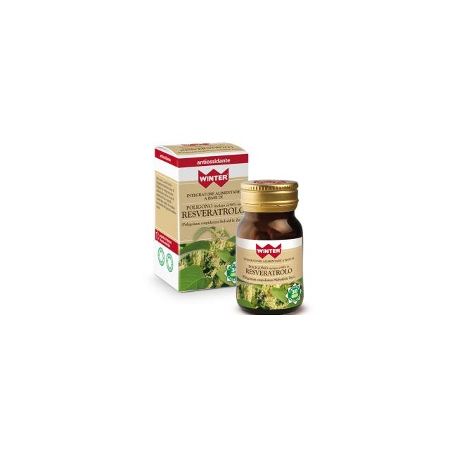 Winter Integratore Alimentare a Base di Poligono Titolato al 98% in Resveratrolo 30 Capsule Vegetali