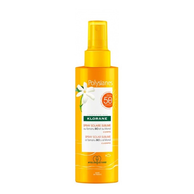 Klorane Spray Solare Sublime spf 50 Corpo 200 ml