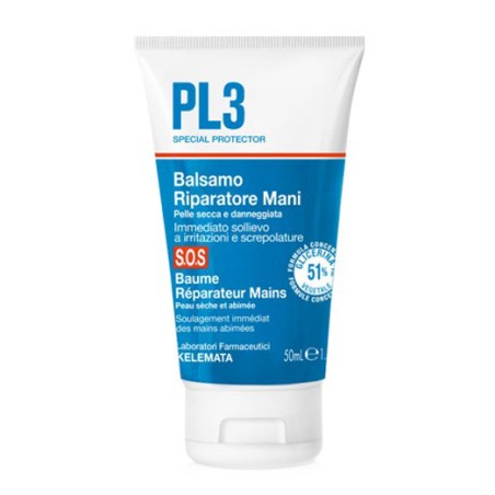 PL3 Balsamo Riparatore Mani Sos 50 ml PL3 Balsamo Riparatore Mani Sos 50 ml