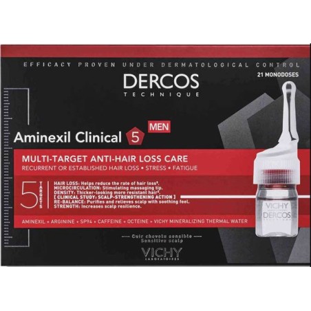 Vichy Dercos Aminexil Uomo 12 Fiale 6 ml