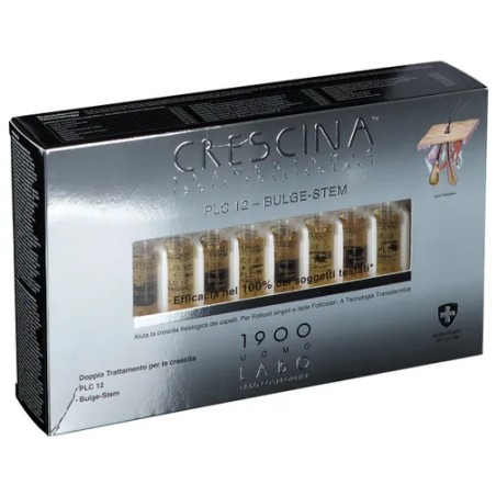 Crescina Isole Follicolari PLC12 Bulge Stem 1900 Uomo 20+20 fiale 3,5 ml Crescina Isole Follicolari PLC12 Bulge Stem 1900 Uomo 20+20 fiale 3,5 ml