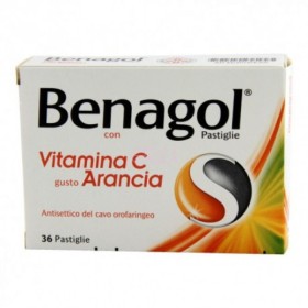 Benagol Vitamina C Gusto Arancia 36 pastiglie