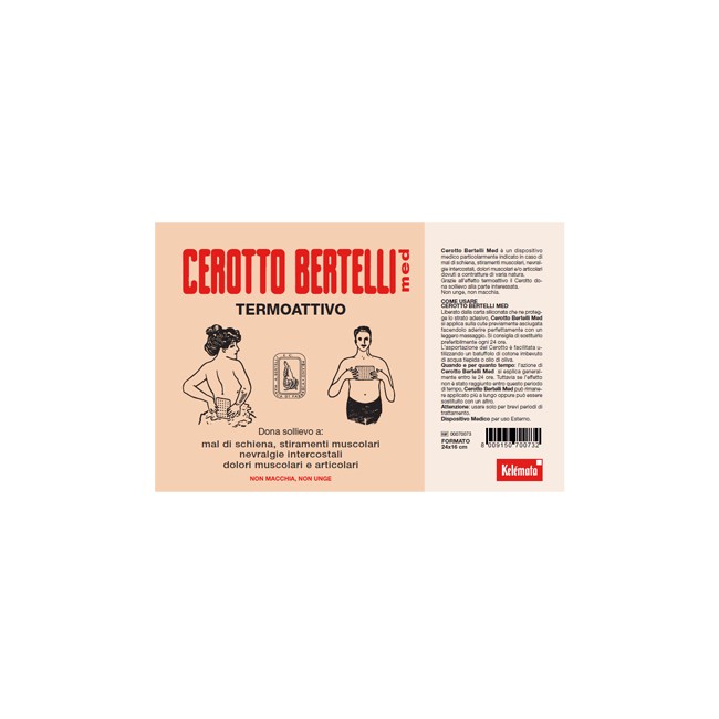 Bertelli cerotto med grande 24 x 16 cm